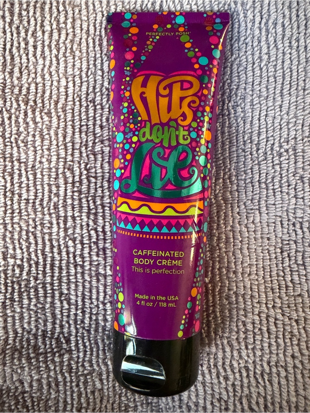 Perfectly Posh 'Hips Don't Lie' Caffeinated Body Crème - sealed, discontinued